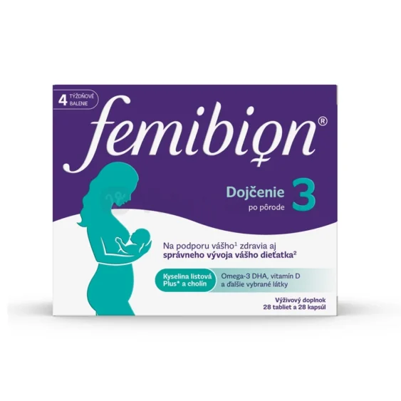 Femibion 3 Dojčenie 28 tbl + 28 cps