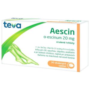 Aescin protizápalová látka 30 tabliet