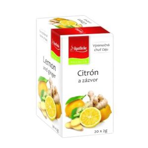 Apotheke Premier Selection čaj citrón a zázvor 20 x 2 g