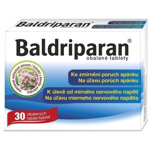 Baldriparan rastlinný liek 30 tabliet - Príbalový leták