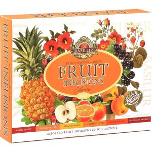 BASILUR Fruit Infusions kolekcia čajov 60 ks