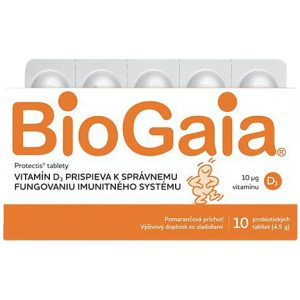 BIOGAIA ProTectis s vitamínom D pomarančová príchuť 10 tabliet