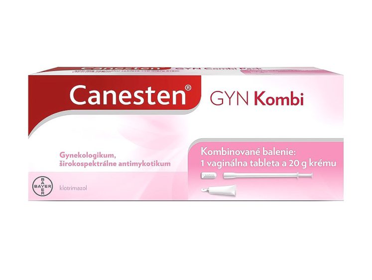Canesten GYN Kombi vaginálna tableta 500 mg + krém 20 g
