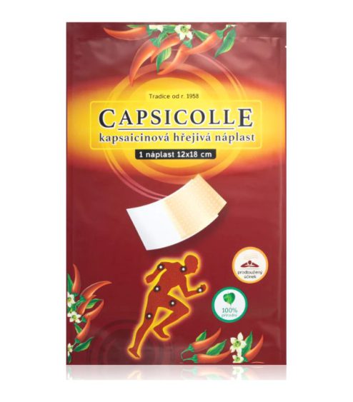 Capsicolle Kapsaicínová hrejivá náplasť  12 x 18 cm