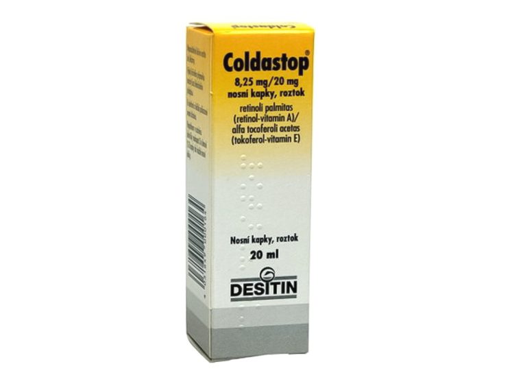 COLDASTOP nosová roztoková instilácia 20 ml
