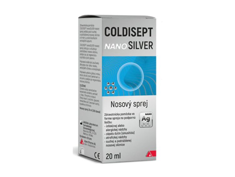 Coldisept Nanosilver – nosný sprej 20 ml