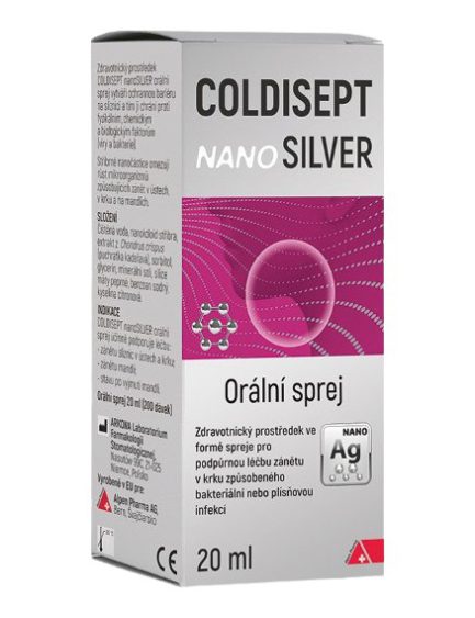 COLDISEPT Nanosilver orálny sprej 20 ml
