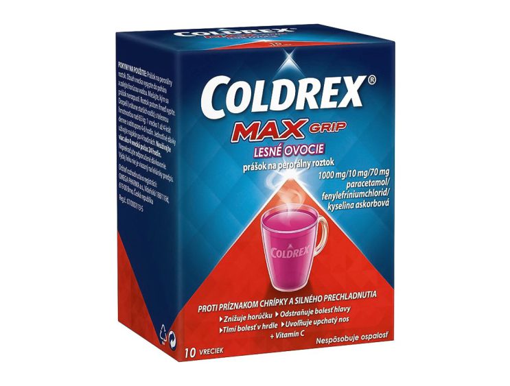 COLDREX MaxGrip LESNÉ OVOCIE 10 ks