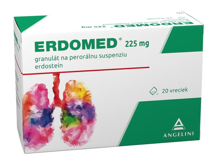 ERDOMED 225 mg granulát na perorálnu suspenziu 20 vrecúšok