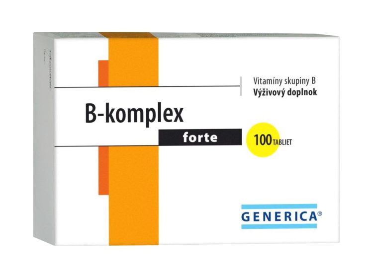 GENERICA B-komplex forte 100 tabliet