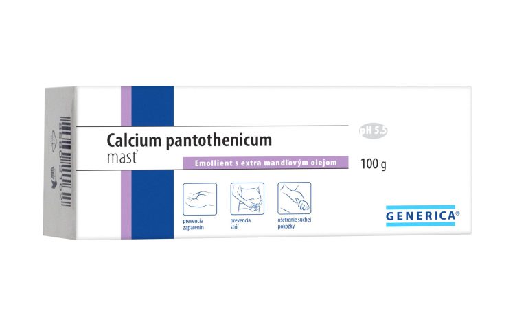 Generica Calcium pantothenicum masť s mandľovým olejom 100 g