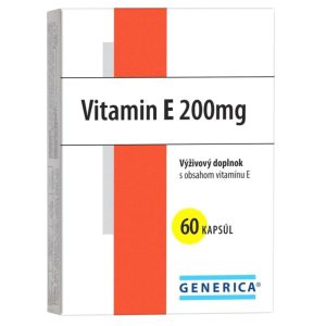 GENERICA Vitamín E 200 mg 60 kapsúl