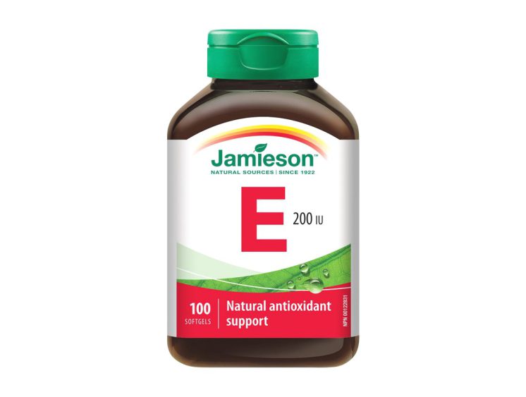 Jamieson Vitamín E 200 IU 100 kapsúl