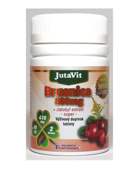 Jutavit Brusnica 800 mg + zlatobyľ 60 tabliet