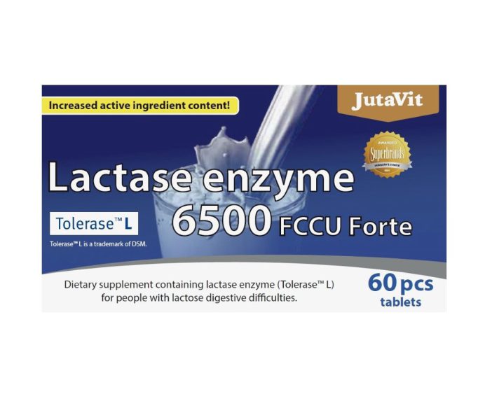 JUTAVIT Laktáza – enzým 6500 FCCU 60 tabliet