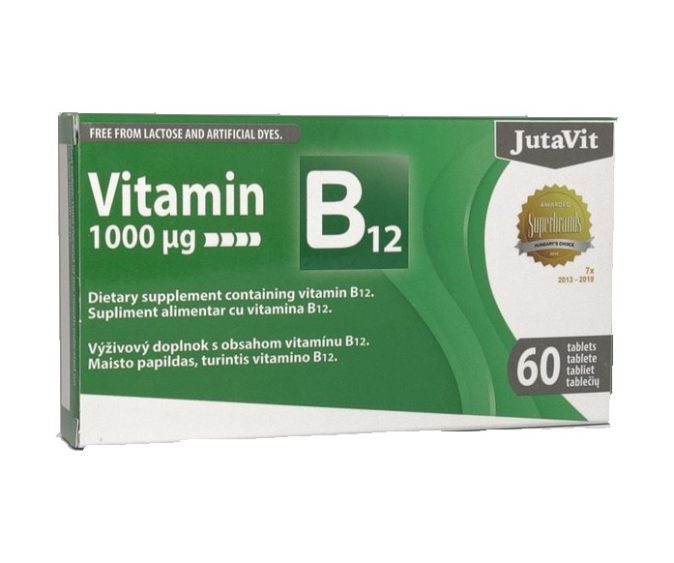 JUTAVIT Vitamín B12 1000 µg 60 tabliet