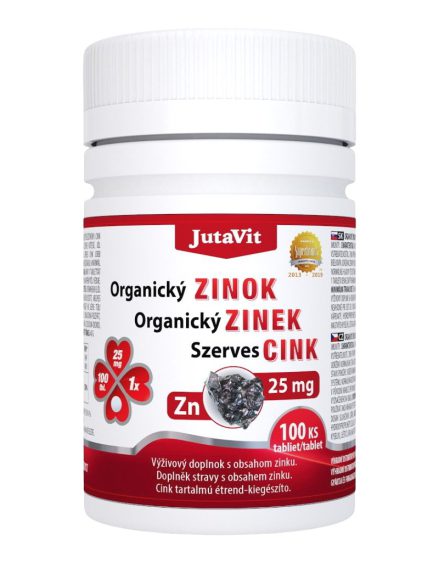 Jutavit Zinok organický 25mg 100 tabliet