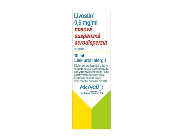 Livostin 0,5 mg/ ml nosový sprej 10 ml