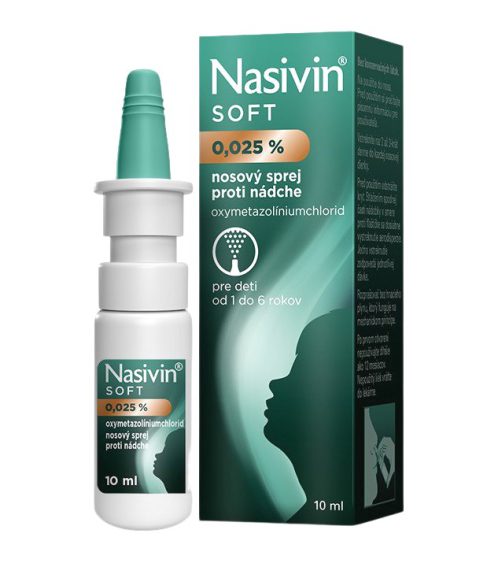 Nasivin Soft 0,025% sprej 10 ml