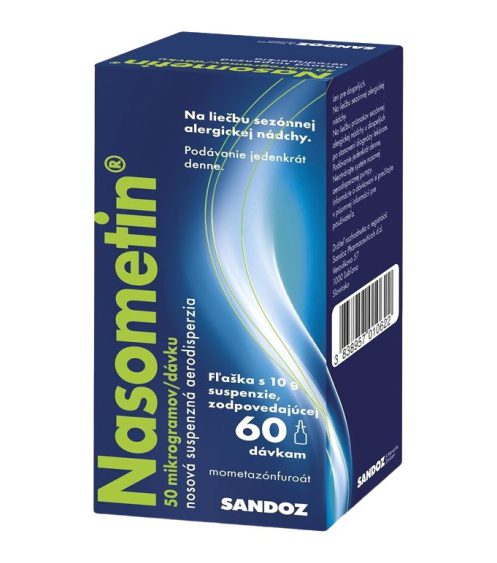 Nasometin 50 mikrogramov/dávka, 10 g