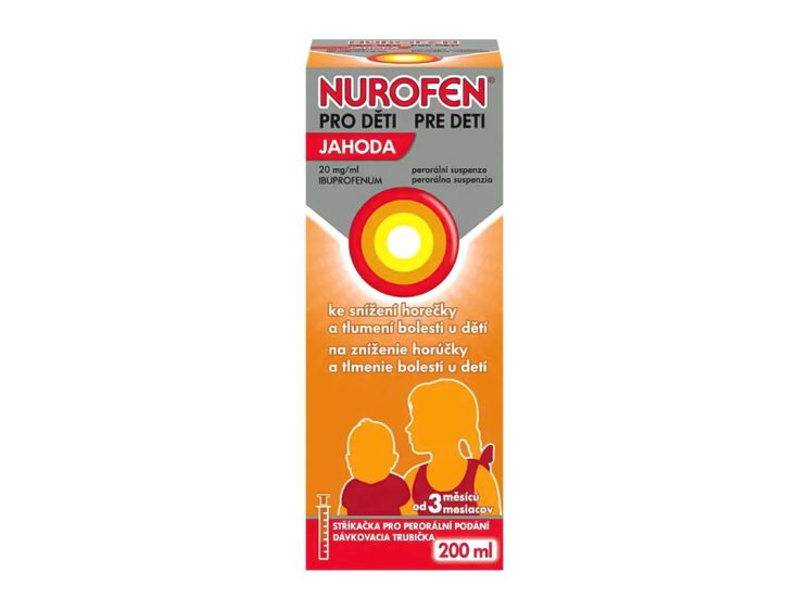 NUROFEN pre deti Jahoda 200 ml