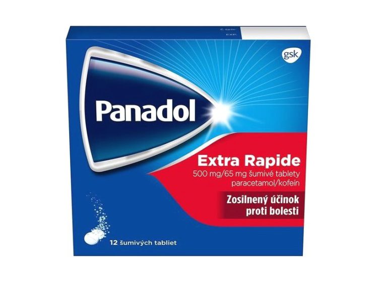 Panadol Extra Rapide 12 šumivých tabliet
