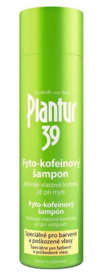 PLANTUR 39 fyto-kofeínový šampón pre farbené a poškodené vlasy 250 ml