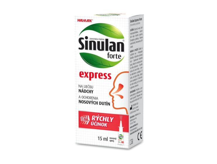 Sinulan forte express nosový sprej 15 ml