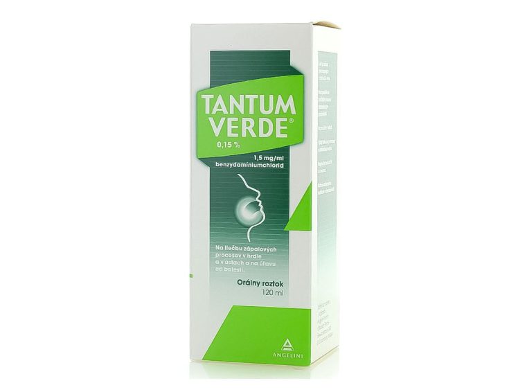 TANTUM VERDE orálny roztok 0,15 % 120 ml