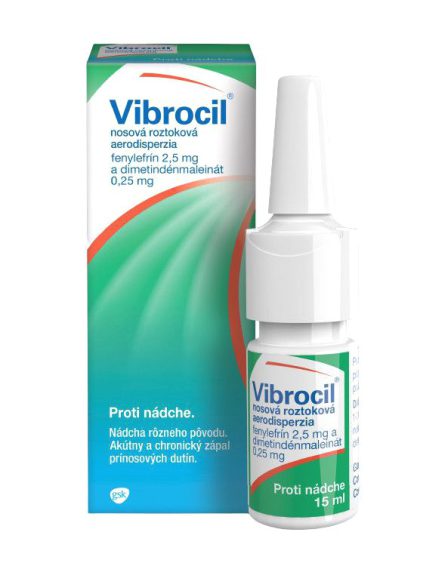 VIBROCIL Nosová roztoková instilácia 15 ml