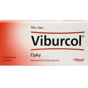 VIBURCOL 1,1 g čapíky 12 kusov