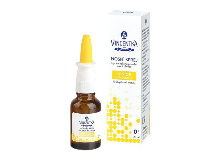 VINCENTKA NOSOVÝ SPREJ JUNIOR hypotonický 25 ml