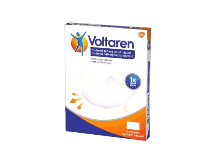 Voltaren 1x denne liečivá náplasť 5 x 140 mg