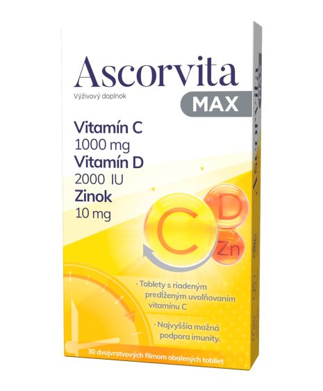 Zdrovit Ascorvita Max 30 tabliet