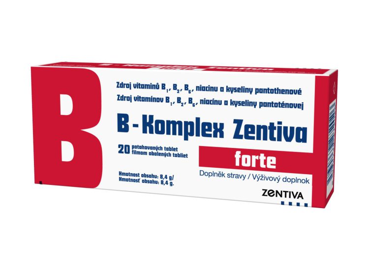 Zentiva B-Komplex Forte 20 tabliet