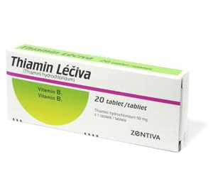 Zentiva Thiamin Léčiva50mg 20 tabliet