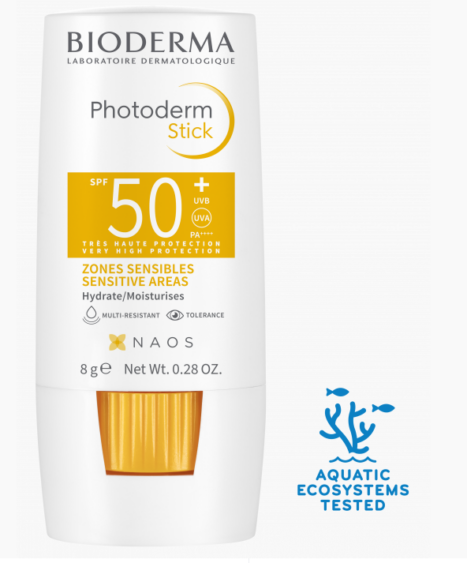 Bioderma Photoderm Tyčinka na pery a citlivé miesta SPF 50+