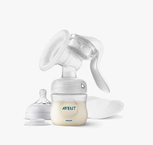 Avent manuálna odsávačka materského mlieka + poháriky na skladovanie